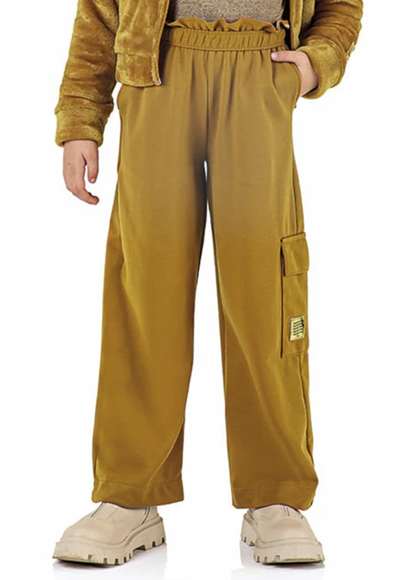 Marisol - Calça Infantil Feminina Marisol Marrom