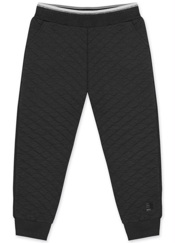 Marisol - Calça Infantil Menina Preto