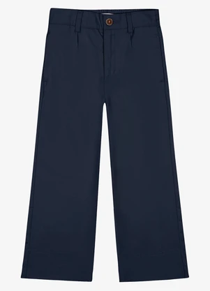 Trick Nick - Calça Infantil Feminina Wide Leg Azul - TRICK NICK