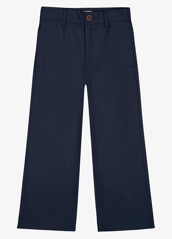 Trick Nick - Calça Infantil Feminina Wide Leg Azul