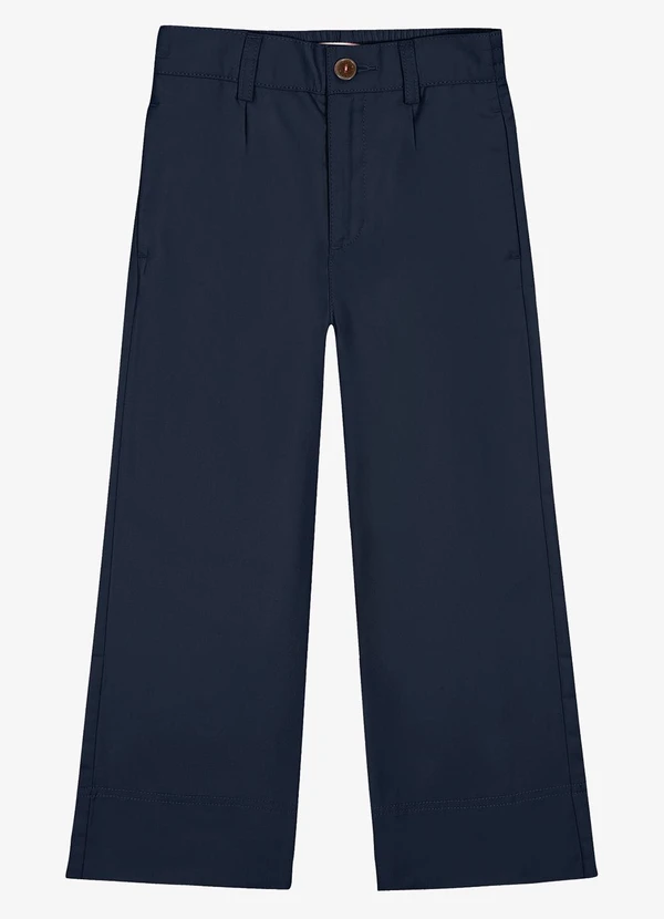 Trick Nick - Calça Infantil Feminina Wide Leg Azul