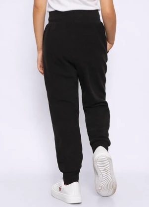 Torra - Calça Infantil Fleece Jogger Preta - TORRA