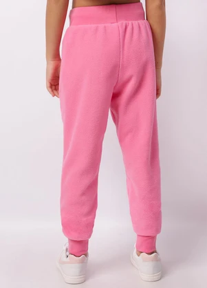 Torra - Calça Infantil Fleece Jogger Rosa - TORRA