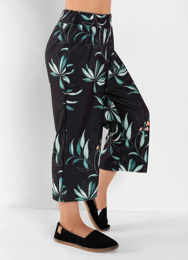 Outlet - Calça Infantil Folhas com Elástico 3