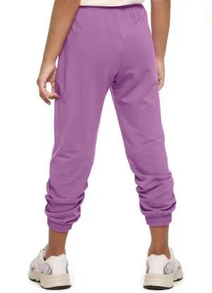 Trick Nick - Calça Infantil Jogger Básicos Roxo - TRICK NICK