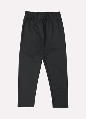Kyly - Calça Infantil Menina Cintura Média Preto - KYLY