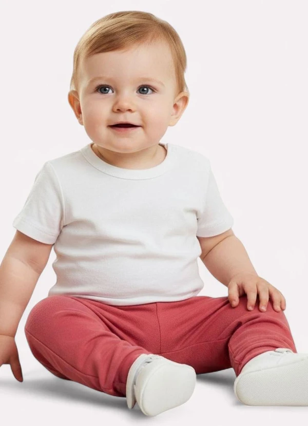 Kyly - Calça Infantil Menina Cintura Média Vermelho