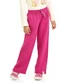 Marlan - Calça Infantil Menina em Moletom Felpado Azul - variação: Rosa