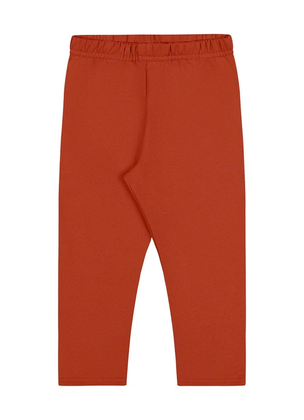 Elian - Calça Infantil Menina Life Colors Laranja