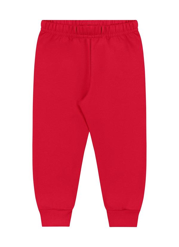 Elian - Calça Infantil Menina Life Colors Vermelho