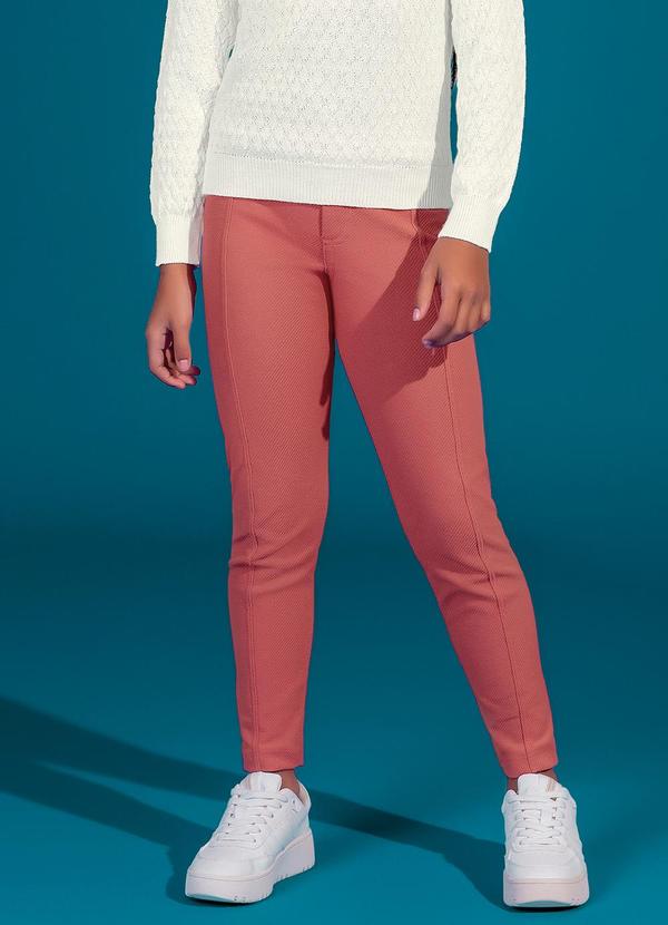 Colorittá - Calça Infantil Menina Lisa Rosa
