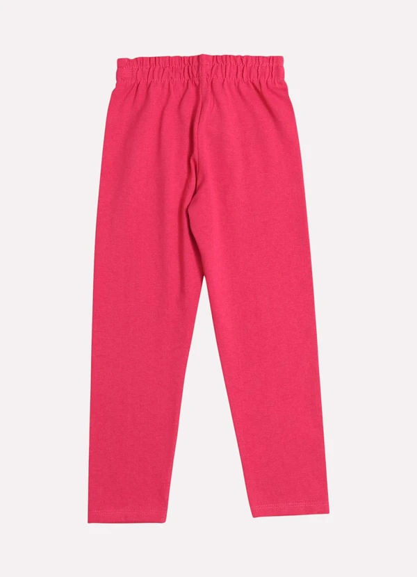 Kyly - Calça Infantil Menina Lisa Rosa 3