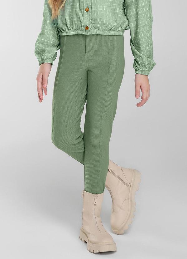 Colorittá - Calça Infantil Menina Lisa Verde