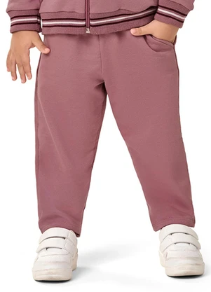 Elian - Calça Infantil Menina Molecotton Rosa - ELIAN
