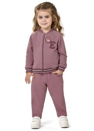 Elian - Calça Infantil Menina Molecotton Rosa - ELIAN
