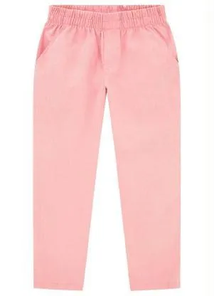 Milon - Calça Infantil Menina Rosa - MILON