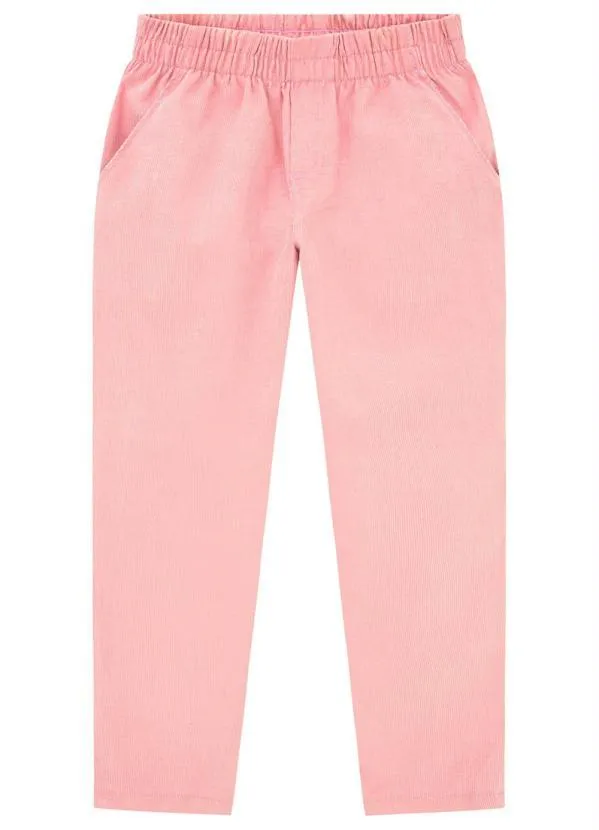 Milon - Calça Infantil Menina Rosa