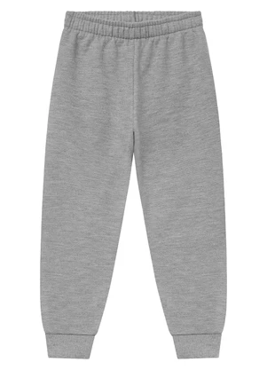 Duduka - Calça Infantil Moletom Cinza - DUDUKA