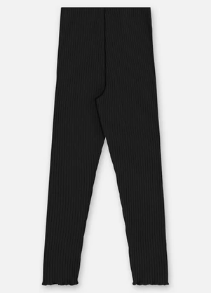 Up Baby - Calça Infantil Ribana Canelada Preto - UP BABY