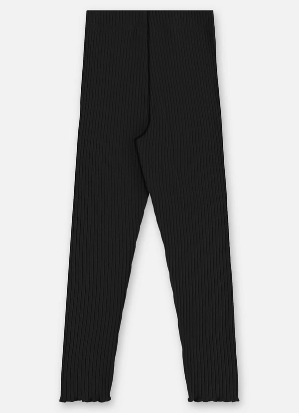 Up Baby - Calça Infantil Ribana Canelada Preto 2