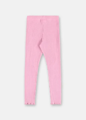 Up Baby - Calça Infantil Ribana Canelada Rosa - UP BABY