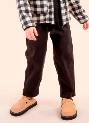 Bugbee - Calça Infantil Sarja Preto - BUGBEE