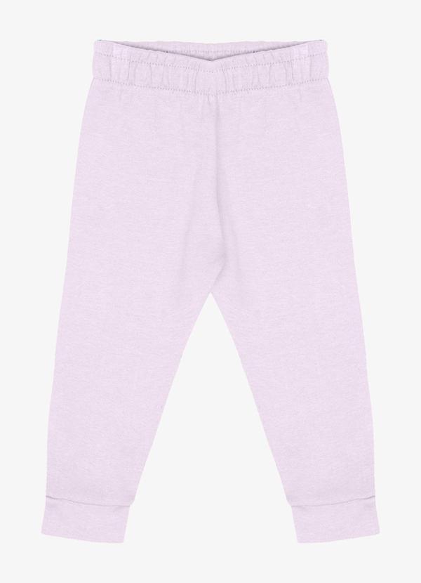 Select - Calça Infantil Suedine Baby Rosa