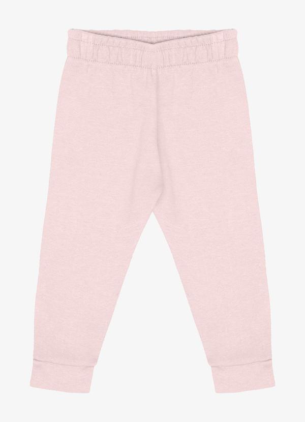 Select - Calça Infantil Suedine Baby Rosa