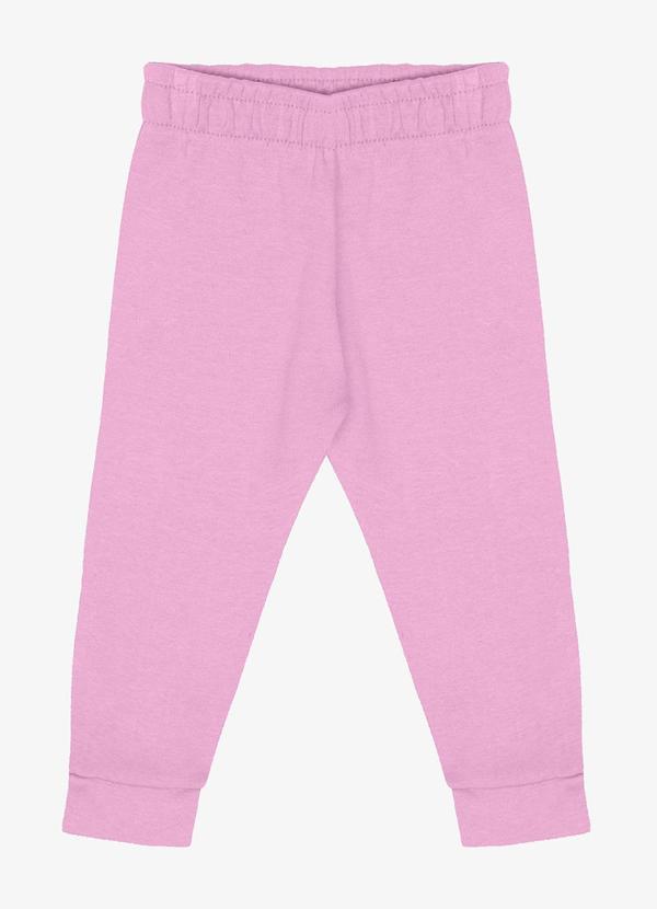 Select - Calça Infantil Suedine Baby Rosa