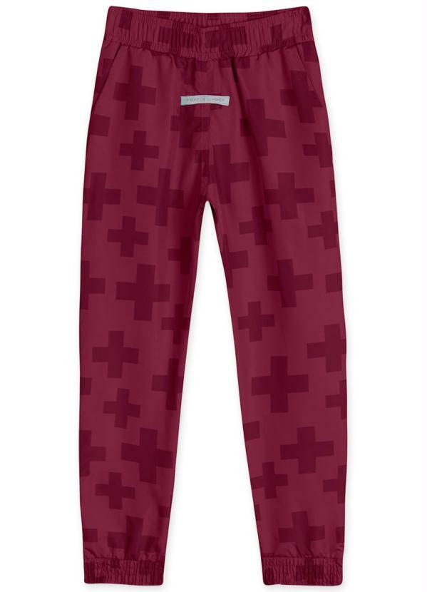 Lilica Ripilica - Calça Infantil Unissex Match Bordô 1