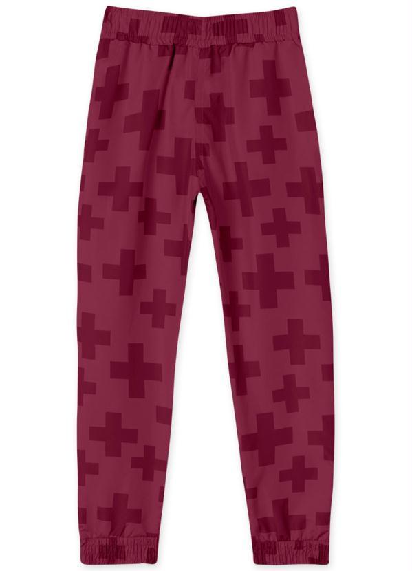 Lilica Ripilica - Calça Infantil Unissex Match Bordô 2