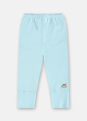Up Baby - Calça Infantil Unissex Suedine Azul - UP BABY