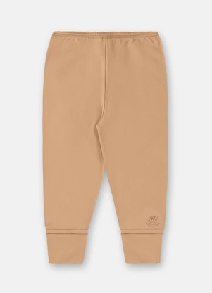 Up Baby - Calça Infantil Unissex Suedine Bege - UP BABY