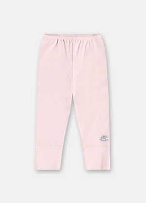 Up Baby - Calça Infantil Unissex Suedine Rosa - UP BABY