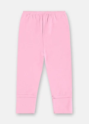 Up Baby - Calça Infantil Unissex Suedine Rosa - UP BABY