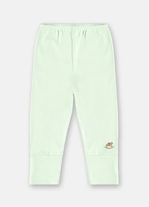 Up Baby - Calça Infantil Unissex Suedine Verde - UP BABY