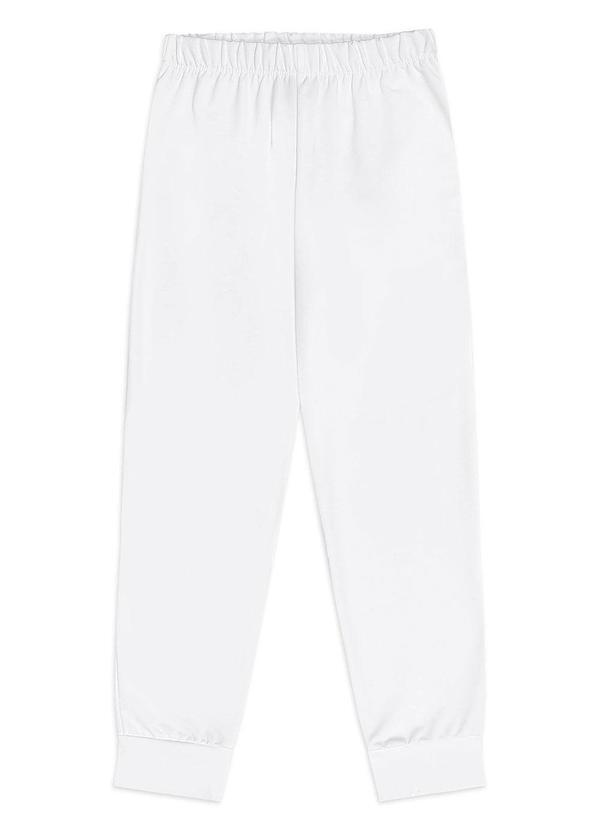 Quimby - Calça Infantil Unissex Térmica Branco