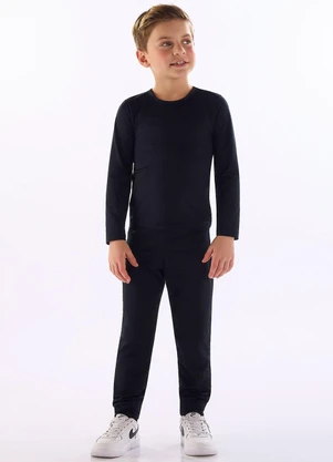 Quimby - Calça Infantil Unissex Térmica Preto - QUIMBY