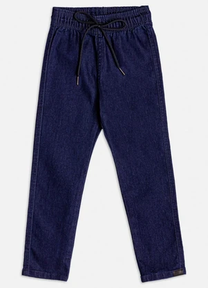 Youccie - Calça Jeans Azul com Cardaço Azul - YOUCCIE