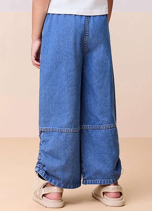 Momi - Calça Jeans com Regulador Azul 2