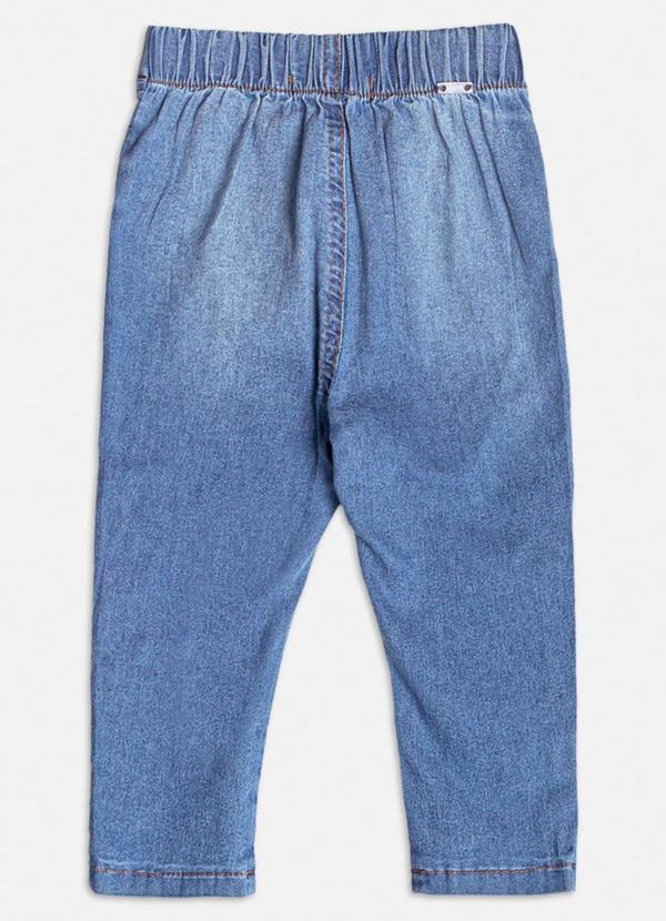 Momi - Calça Jeans com Strass Azul 2