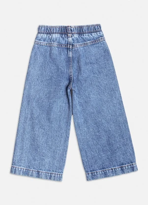 Momi - Calça Jeans com Strass Azul - MOMI