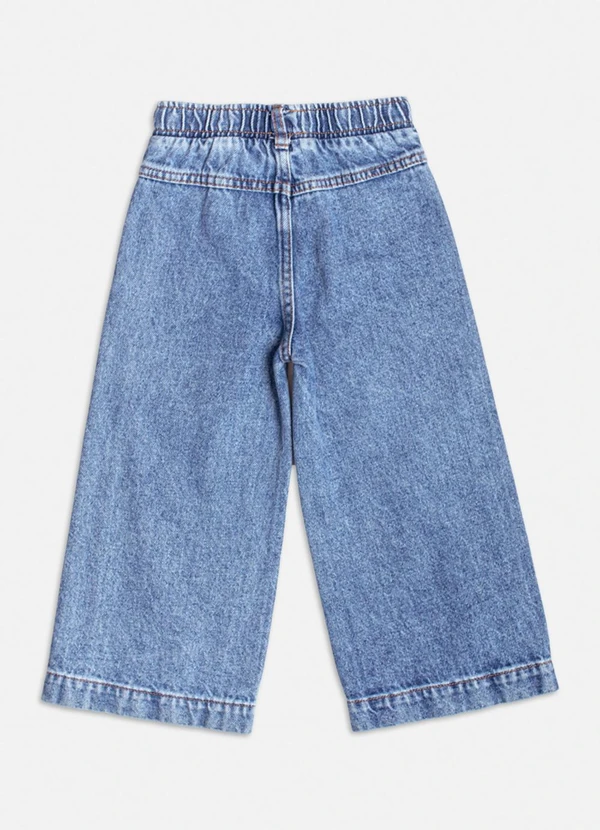 Momi - Calça Jeans com Strass Azul 2