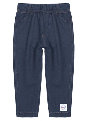 Abrange - Calça Jeans Escuro Baby Azul - ABRANGE