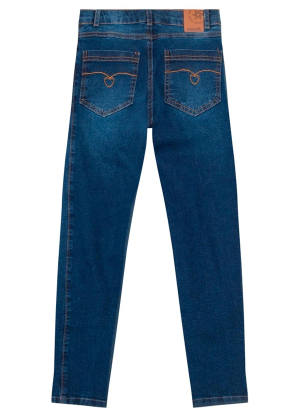 Brandili - Calça Jeans Infantil Menina Azul 2