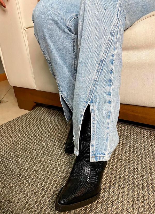 Sun Place - Calça Jeans Juvenil Feminina Reta Azul 5