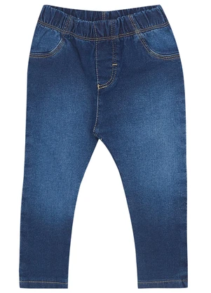 Pulla Bulla - Calca Jeans Moletom Azul - PULLA BULLA