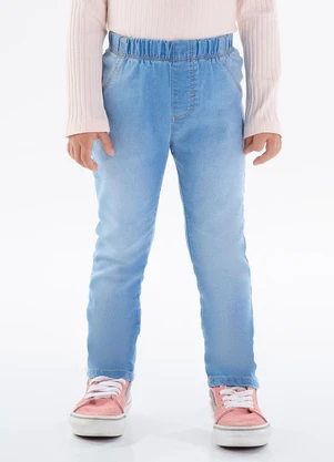 Pulla Bulla - Calca Jeans Moletom Azul - PULLA BULLA