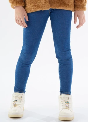 Pulla Bulla - Calca Jeans Moletom  Azul - PULLA BULLA