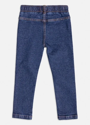 Momi - Calça Jeans Preta Básica Azul - MOMI